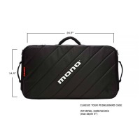 MONO Tour Pedalboard Case - Black (M80-PB2-BLK)