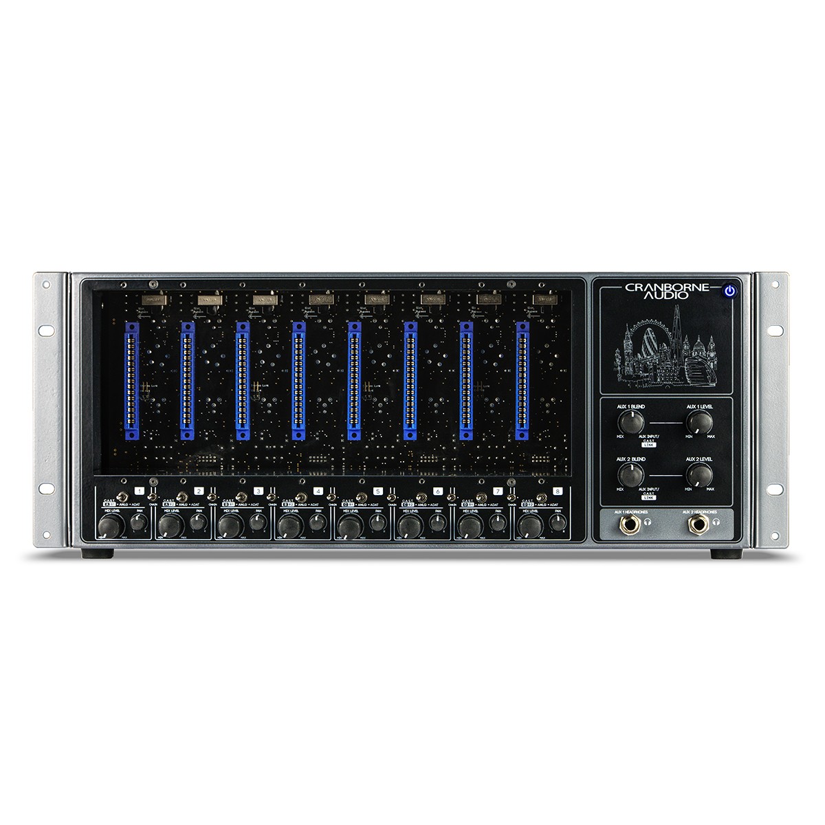Cranborne Audio 500ADAT - Analogue/Digital Hybrid ADAT Expander, Summing Mixer, and 500 Series Rack