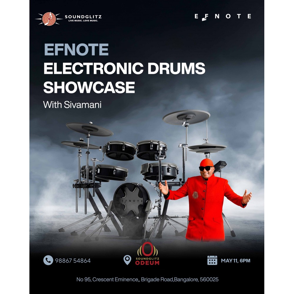 EFNOTE ELECTRONIC DRUMS SHOWCASE - BANGALORE (11 May - 2025)