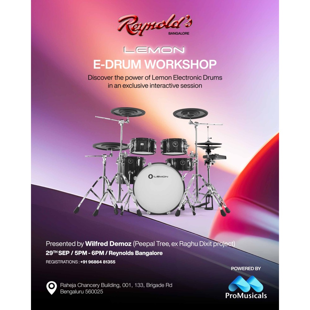 Lemon E-Drum Workshop – Bangalore (29 Sep - 2025)