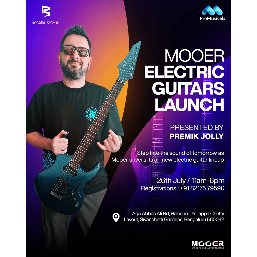 Mooer Guitars Launch - Banagalore (26 July - 2025)