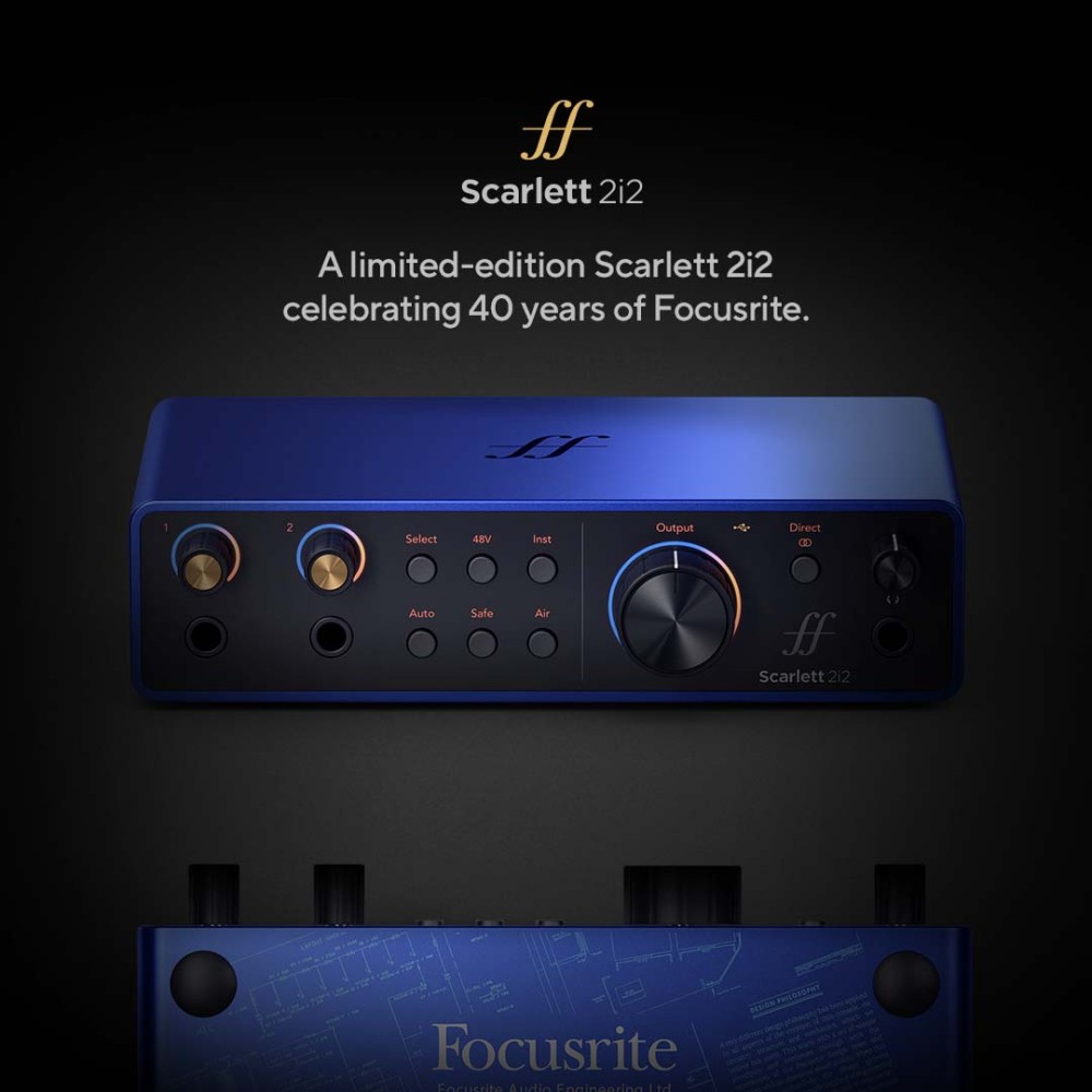 Celebrating 40 years of Focusrite
