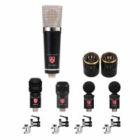 Lauten Audio - Kick Mic, Snare Mic, 3x Tom Mic, and 4x Rim Mount LA-120 & the LA-120 Pads
