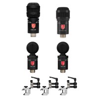 Lauten Audio - Kick Mic, Snare Mic, 2x Tom Mic, and 3x Rim Mount