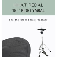 Lemon Drums T-850 - 9 Piece Electronic Drum Kit