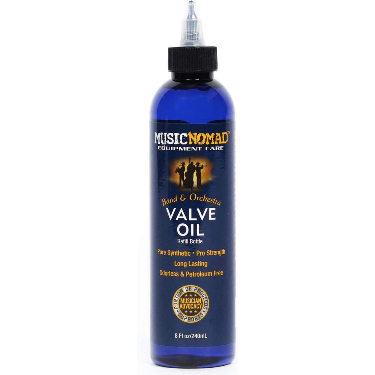 MusicNomad Premium Valve Oil, 8 oz (MN750)