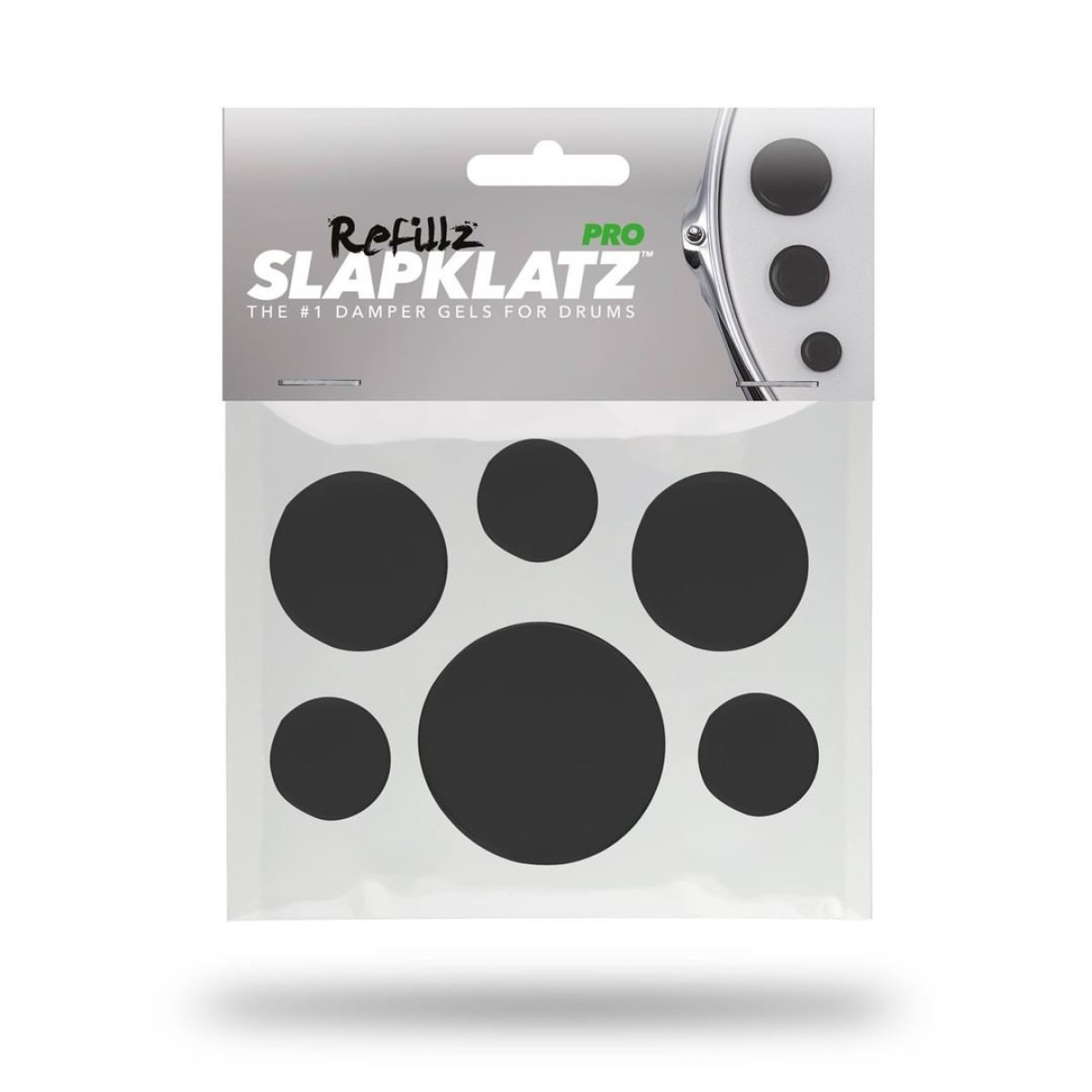 SlapKlatz Refillz - Drum Dampeners Black Damper Gels