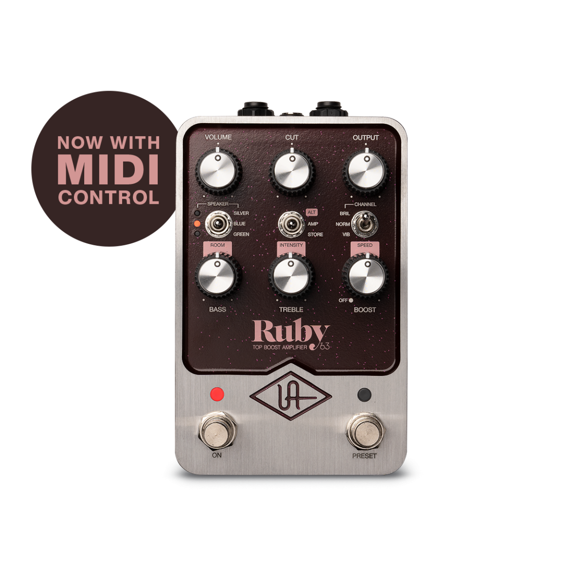 Universal Audio UAFX Ruby '63 Top Boost Amplifier