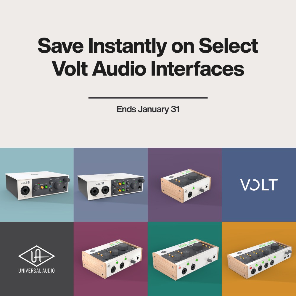 VOLT USB Recording Studio Instant Savings Event 