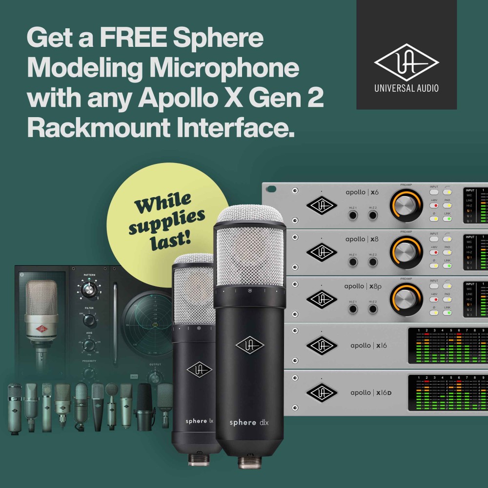 Apollo X Gen 2 Rackmount + Free Sphere Promo (Jan 2026)